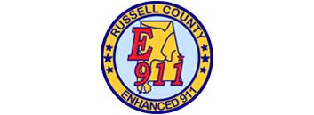 Russell County, Indiana E911 logo